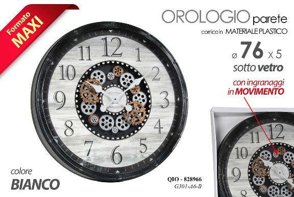 QIO/OROLOGIO NERO 76CM G301A6/B