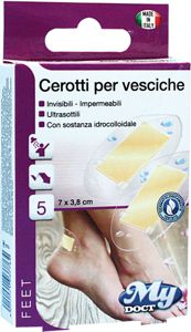 CEROTTI PER VESCICHE OVALI 5 PZ 7X3,8 CM