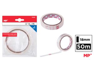MP NASTRO ADESIVO 18MM*50M TRASPARENTE