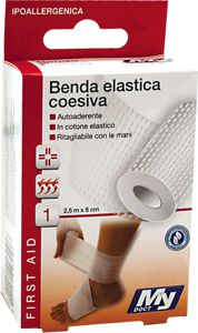 BENDA ELASTICA COESIVA 2,5MX6CM