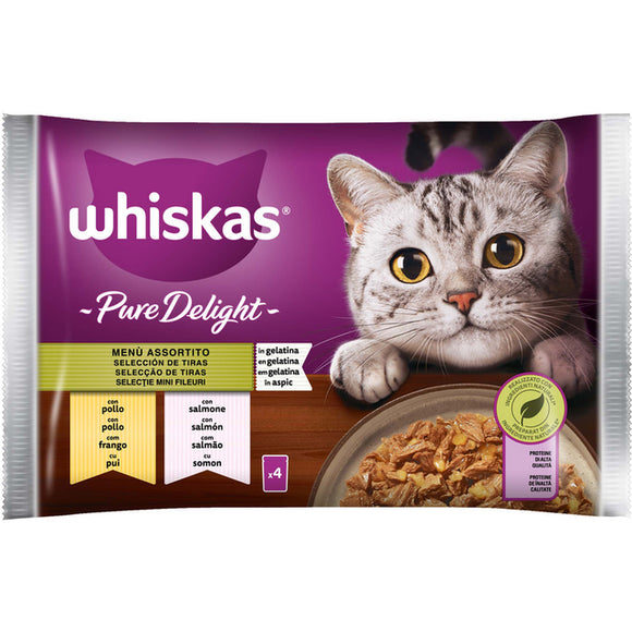 WHISKAS DELIGHT MPK 4X85G MENU ASSORT.