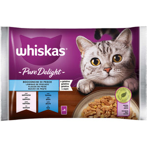 WHISKAS DELIGHT MPK 4X85G PESCE