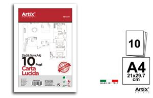 BLOCCO CARTA LUCIDA A4 10FF ARTIX