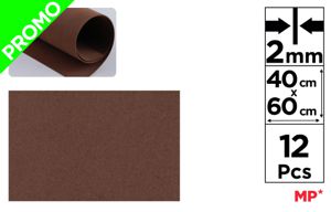 MP GOMMA EVA 60*40CM SP 2MM MARRONE SCURO