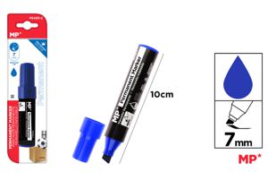 MP MARCATORE PERM PUNTA SCALPELLO 7MM BLU