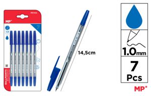 MP PENNE SFERA 1.0MM 7PZ BLU