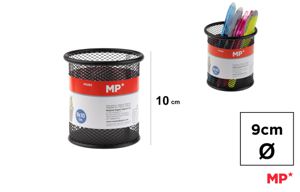 MP PORTAPENNE IN METALLO ROTONDO 10*9CM NERO