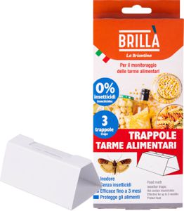 TRAPPOLA ADESIVA PER TARME DEL CIBO 3 PZ