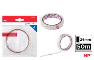 MP NASTRO ADESIVO 24MM*50M TRASPARENTE