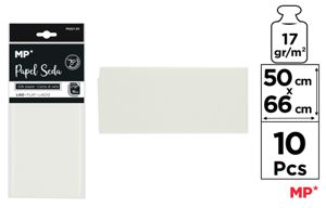 MP CARTA VELINA 66*50CM 10F BIANCO