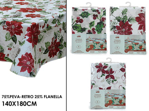 TOVAGLIA NATALIZIA 140X180CM 3ASS