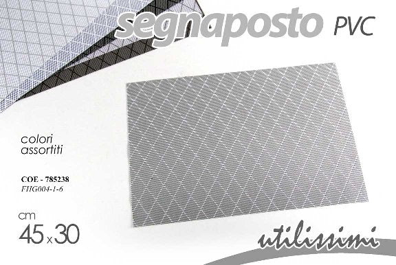 COE/S.POSTO PVC ASS 45*30CM FHG004-1/6