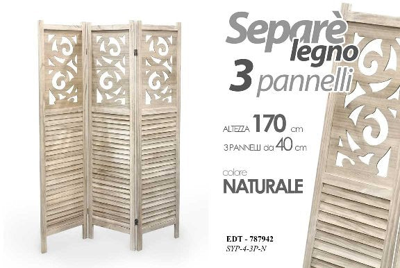 EDT/SEPARE 3 PANN. 120*170CM SYP-4-3P/N