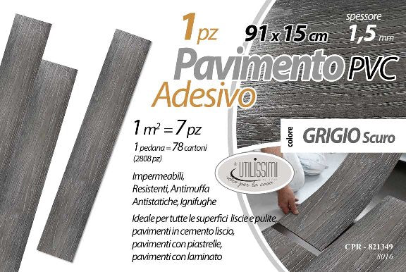 CPR/PVC PAVIM.AD. 91,44*15,24*1,5MM 8016