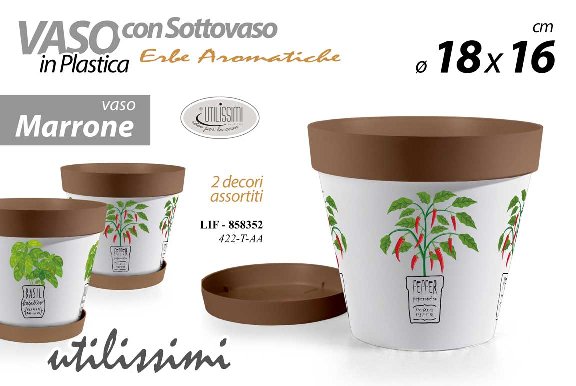 LIF/VASO PL.ERBE AROM. 18*16CM 422/T-AA