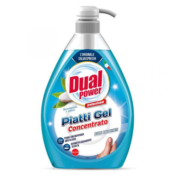 DUALPWR PIATTI GEL 1LT DISP BI