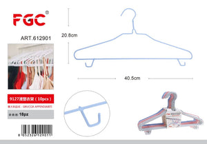 GRUCCIA APPENDIABITI IN PLASTICA 10PZ
