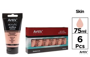 ARTIX VERNICE ACRILICA 6PZ 75ML CARNE