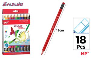MP MATITE COLORATE CANCELLABILI CONF. 18 COLORI