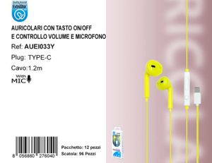 AURICOLARI PER CELLULARI TYPE C