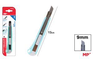 MP TAGLIERINA METALLICA RETRATTILE LAMA 9MM AZZURR