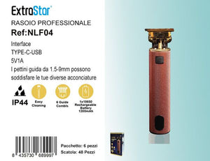 RASOIO PROFESSIONALE RICARICABILE