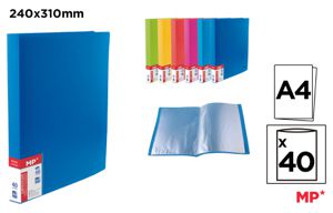 MP PORTALISTINI A4 40 BUSTE COL. ASS. FLUO