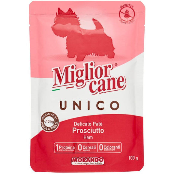 MIGLIORCANE UNICO BS 100G PROSC.