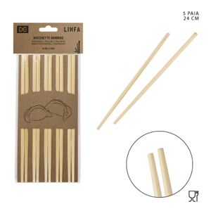 DC CASA BACCHETTE BAMBOO F/NATUR.LUCIDO 24CM 5PAIA