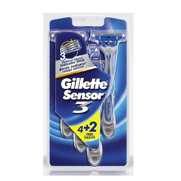 R&G GILLETTE SENSOR 3 X 4+1