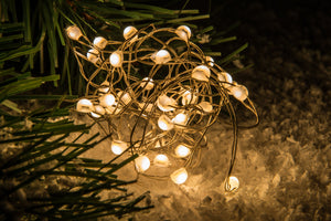 GHIRLANDA 20 LED BIANCO CALDO L.1 M