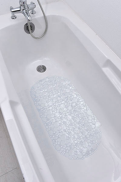 ANTISCIVOLO PER VASCA DA BAGNO PVC A BOLLE 69 X 36 CM  - TRASPARENTE