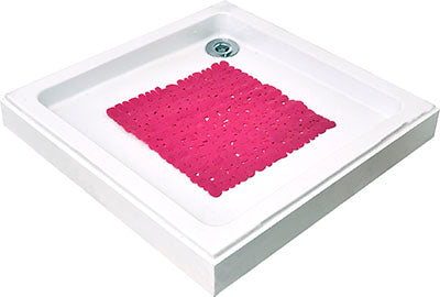 ANTISCIVOLO PER DOCCIA PVC CIOTTOLI 50X50 CM  - FUCSIA