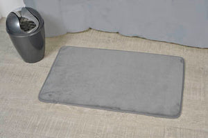 TAPPETO MICROFIBRA  45X75 CM - GRIGIO