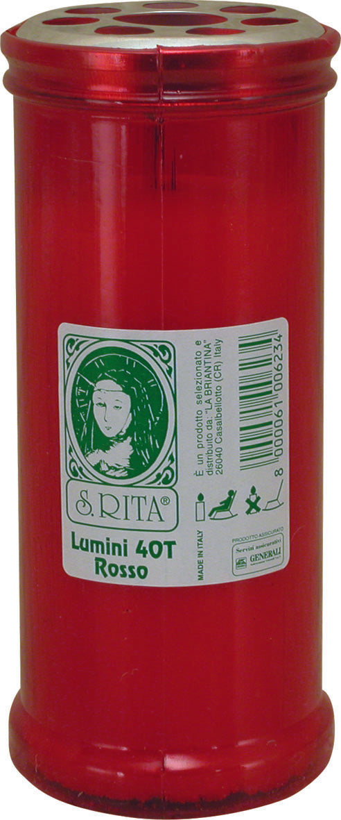 LUMINI EA ART.40 T S.RITA ROSSO DUR.65 H