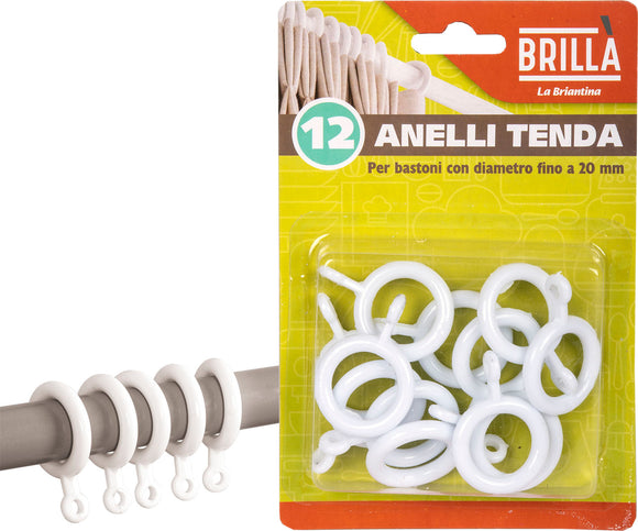 ANELLI PER TENDA 12PZ