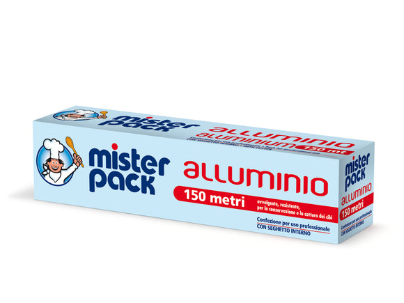 MISTERPACK ROTOLO IN ALLUMINIO 150 MT  H 30 cm