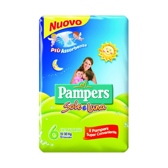 PAMPERS PANN.SOLELUNA XL  PZ14