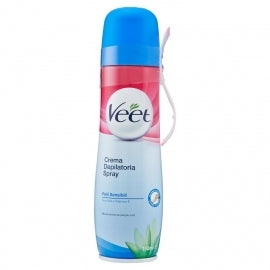 VEET DEP SPRAY P/SENS 150