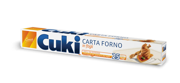 CUKI ROTOLO CARTA DA FORNO 25 fg.