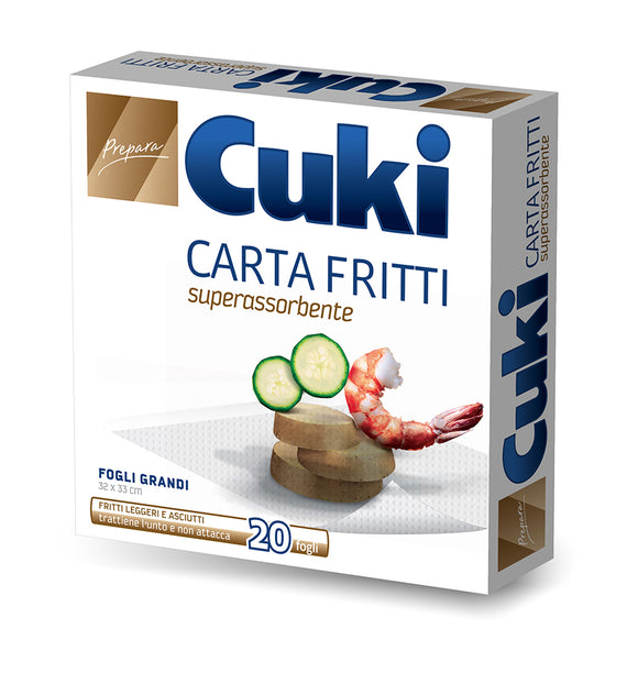 CUKI CARTA PER FRITTI 20 PZ