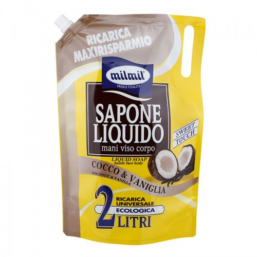 MIL MIL SAPONE LIQUIDO 2LT RIC. COCCO