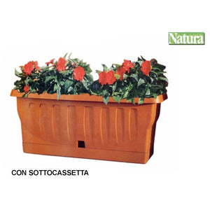FIORIERA NATURA CON SOTTOVASO 60
