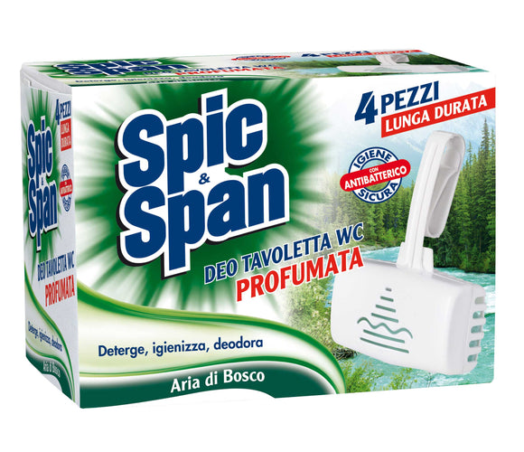 SPIC SPAN WC TAVOLETTA 4PZ PINO MENTA