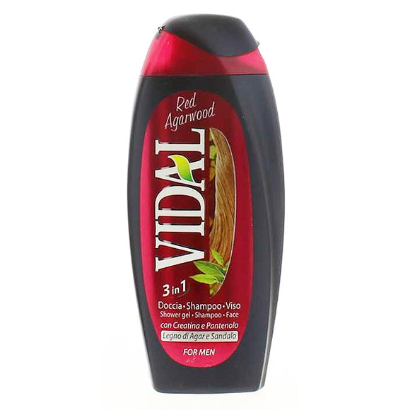 DOCCIA VIDAL 250ML 3IN1 RED