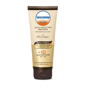 Latte Solare Argan FP10 con Microgold 200 ml