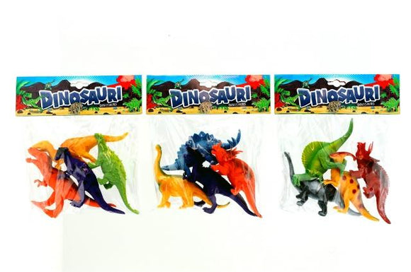 ANIMALI DINOSAURI 4PZ 3ASS