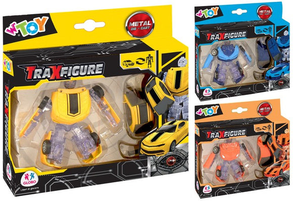 TRAXFIGURE ROBOT>AUTO DIE CAST 3 ASS