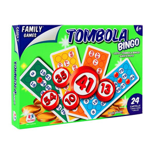 GIOCO TOMBOLA 24 CARTELLE