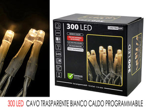 300 LED B.CALDO X EST CAVO TRASP.  PROG.